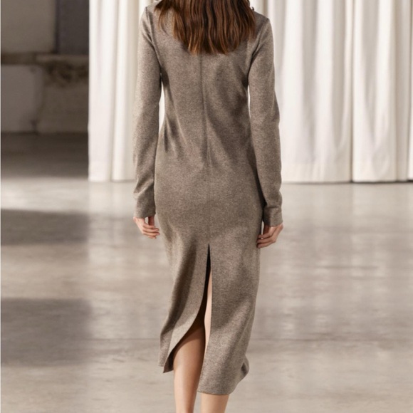 Wool blend Dress ZW Collection - Picture 3 of 11